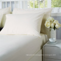 100% Cotton Hotel Single Bed White Fitted Sheet, Elastic Fitted Sheet